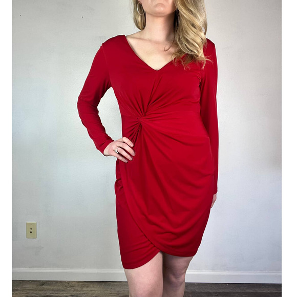 Guess Dresses & Skirts - Guess Draped Ruched Cocktail Dress size 14